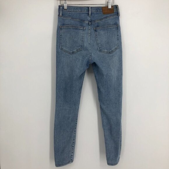 Denim Forum Indigo The Lola High Rise Skinny  High-waisted skinny jeans 27x28 - Picture 4 of 16